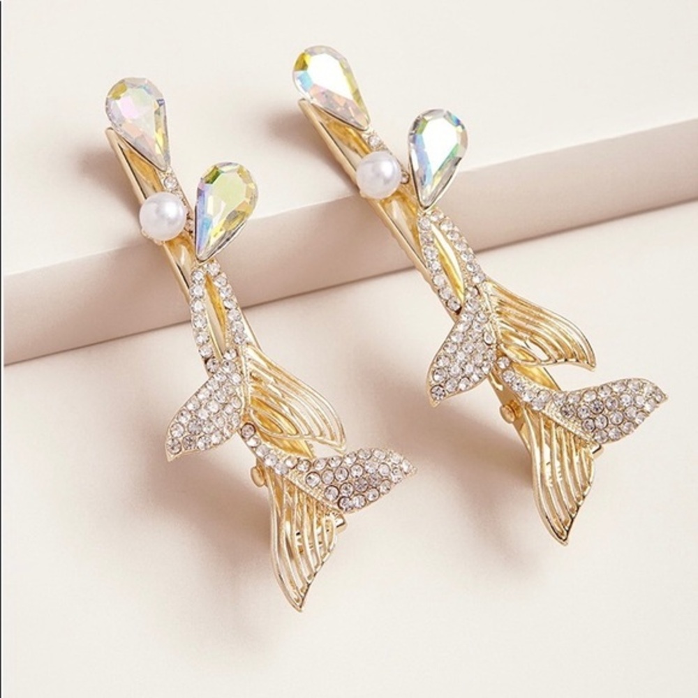 Mermaid fantasy hair clips